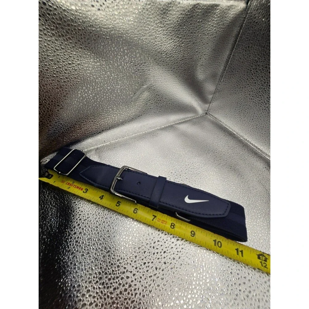 Nike Baseball Adjustable Belt Adult Unisex Steel Blue White Logo One Size